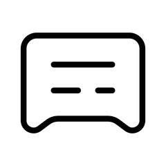 Chat Icon Vector Symbol Design Illustration