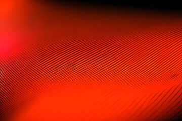 Vibrant red orange color gradient on black background, grainy gradient luminous color wave
