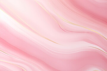 Fototapeta premium pink marble gradient with golden lines, pastel background