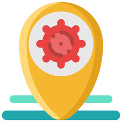 location pin flat icon