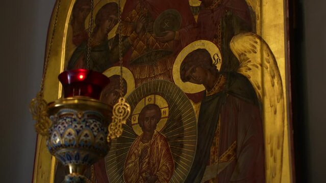 Orthodox icon in gold