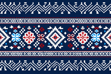 vector illustration of ukrainian folk seamless pattern ornament