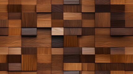 Abstract geometric wooden wall texture background with different color