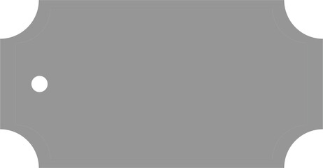 Digital png illustration of gray shape with spot on transparent background