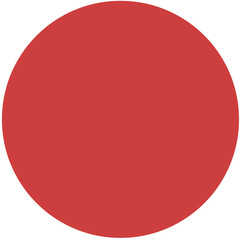 Digital png illustration of red spot on transparent background