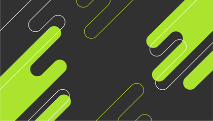 Simple abstract vector background with green fluid lines and shapes, Suitable for Wallpaper, poster design, banners, covers, templates and other