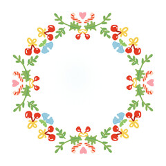 wreath of flowers