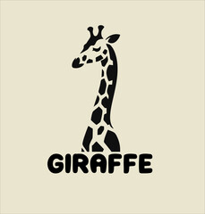 giraffe animal logo design idea vector, giraffe logo icon © mohammad