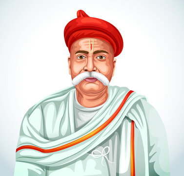 Freedom Fighter and National Hero of India Bal Gangadhar Tilaki.