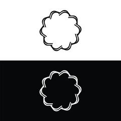 Circle vector logo template design . Circle icon illustration