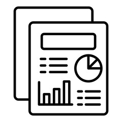 Fototapeta premium Analytics Icon