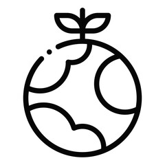 earth plant icon