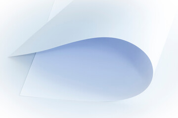 A large sheet of white paper in soft pastel colors.