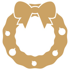 Modern Minimal Merry Christmas Icon