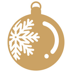 Modern Minimal Merry Christmas Icon