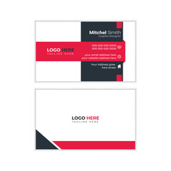 Creative and modern business card template. Minimal Individual Business Card Layout. Simple Business Card.
Modern presentation card. Vector business card template. Visiting card for business