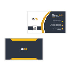 Creative and modern business card template. Minimal Individual Business Card Layout. Simple Business Card.
Modern presentation card. Vector business card template. Visiting card for business