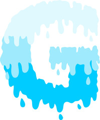 Water Drop Letter G