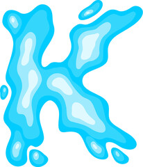 Water Letter K