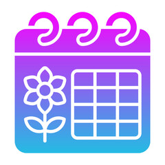 Spring Calendar Icon