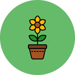 Flower Pot Icon