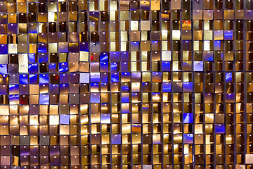 natural texture gold and blue mirror