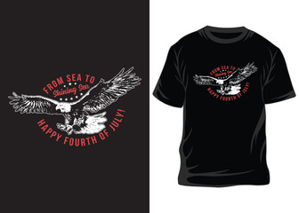 Veteran Day T-shirt Design, American Veteran, Eagle t-shirt design, USA veteran, freedom isn't free, Eagle vector, digital printing, screen-printing.