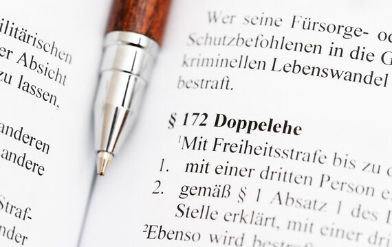 Doppelehe Artikel 172 Strafgesetzbuch