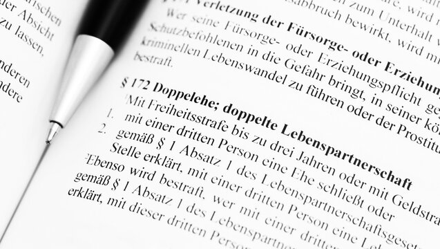 Doppelehe Artikel 172 Strafgesetzbuch