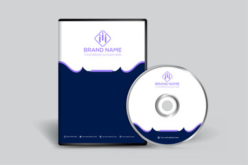 Naklejka premium Blue DVD cover design