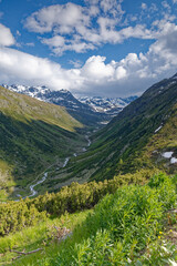 Fototapeta premium Am Flüelapass