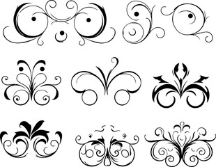 Line dividerrs  silhouette images