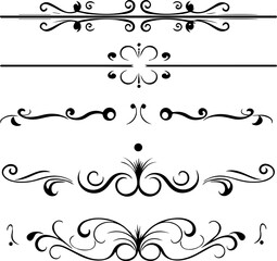 Line dividerrs  silhouette images