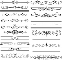 Line dividerrs  silhouette images