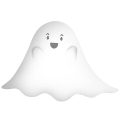 cartoon drawing cute ghost halloween.