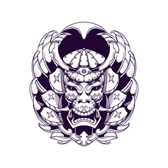 samurai japanese culture artwork illustration 