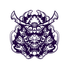 samurai japanese culture artwork illustration 