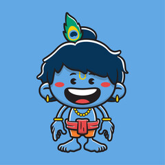 Cute Krishna Character