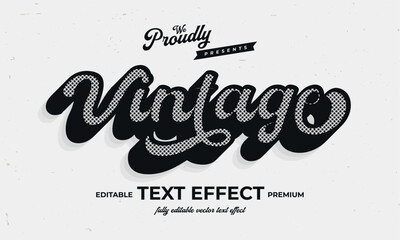 vintage retro editable text effect alphabet font typography typeface © theos studio