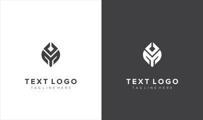 logo design vector with flat design style