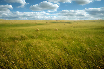 Fototapeta na wymiar grassland. Generative AI