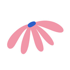 Cute hand draw flower vector