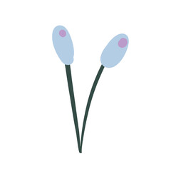 Cute hand draw flower vector