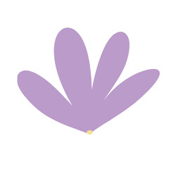 Cute hand draw flower vector