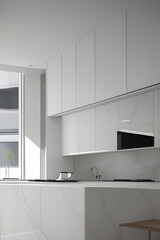 Modern kitchen. AI generated illustration