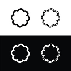 Circle vector logo template illustration . Circle icon design