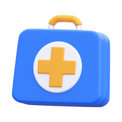 Medical Box 3d icon illustration