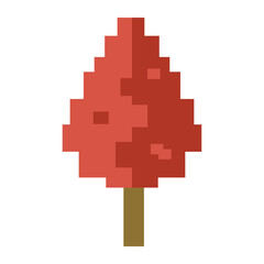 Fototapeta premium nature pixel art