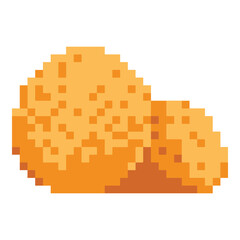 Fototapeta premium nature pixel art