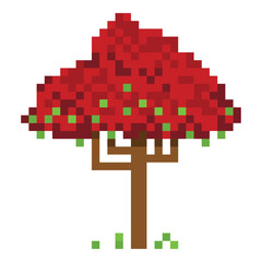 nature pixel art